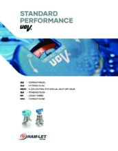 Standard Performance UCV catalog - Ultračisté membránové ventily HAM-LET