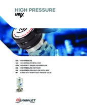 High Pressure UCV catalog - Ultračisté membránové ventily HAM-LET